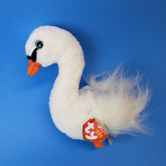 "Gracie" the Swan VelveTy Beanie Baby - Picture 4 of 11
